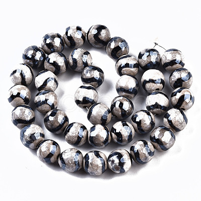 Tibetan Style dZi Beads X-G-S359-257B-1