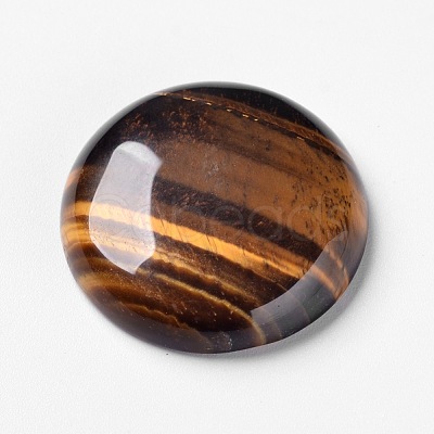 Natural Tiger Eye Cabochons G-F298-02-1