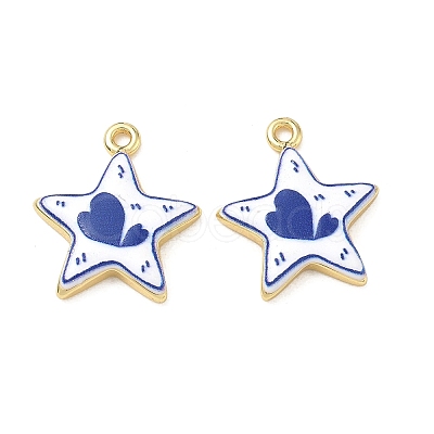 Printed Brass Pendants KK-CBA42CA-08G-01-1