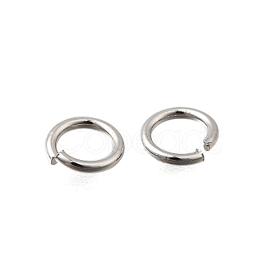 Brass Open Jump Rings KK-B147-03B-P-1