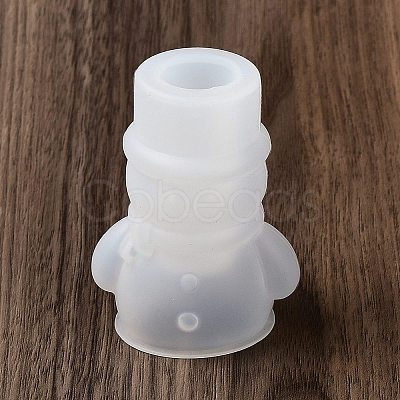 3D Christmas DIY Candle Holder Silicone Statue Molds DIY-F144-04C-1