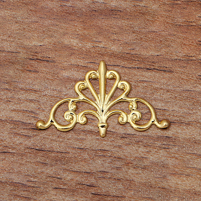 Brass Filigree Joiners Links KK-L247-03G-1