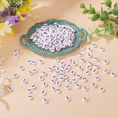 500Pcs Acrylic Beads SACR-TA0001-55Z-1