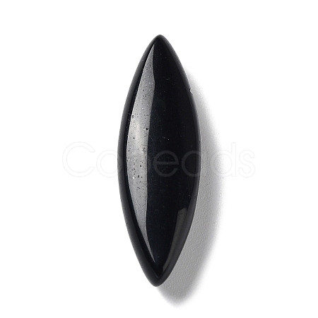 Natural Black Onyx(Dyed & Heated) House Eye Beads G-K346-01A-1