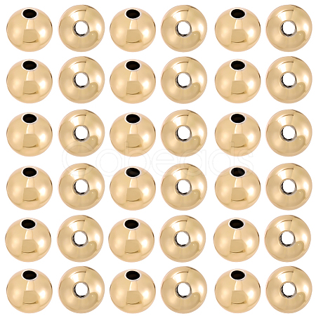 Brass Spacer Beads KK-BBC0015-08A-1