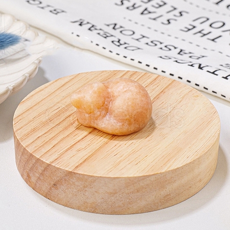 Natural Orange Calcite Display Decorations DJEW-PW0009-009T-1