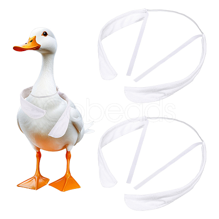 Velvet Articulated Goose Wings for Outdoor Patio Yard Lawn Art Decor AJEW-WH0481-173-1