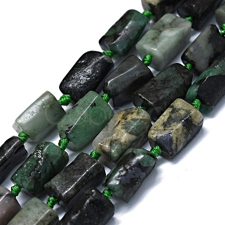 Natural Emerald Beads Strands G-O170-157-1