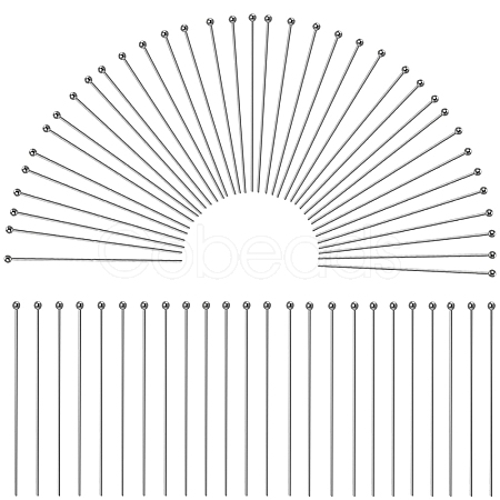 SUNNYCLUE 400Pcs 304 Stainless Steel Ball Head Pins STAS-SC0007-79-1