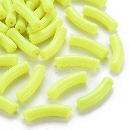 Opaque Acrylic Beads X-MACR-S372-002B-S023-1