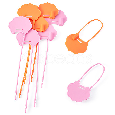 50Pcs Plastic Hang Tag Fasteners FIND-TA0010-37-1