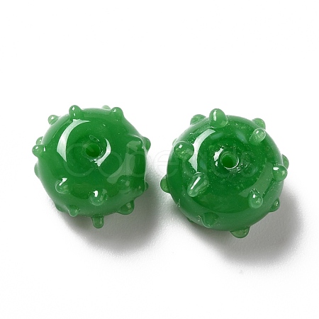 Handmade Bumpy Lampwork Beads LAMP-E023-06E-1