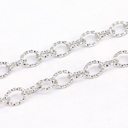 Tarnish Resistant 304 Stainless Steel Cable Chains CHS-L001-140-1