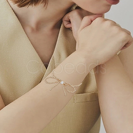 5Pcs 5 Styles Round Acrylic Bead Stretch Bracelets for Women BJEW-LP0003-77G-1