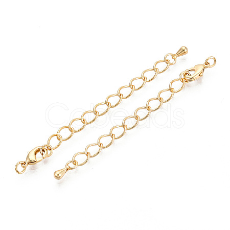 Brass Chain Extender KK-T074-61G-02-1