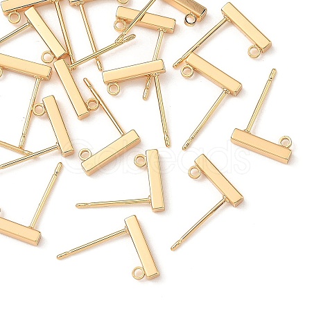 SHEGRACE Brass Stud Earring Findings XGRQ64395-854G-1
