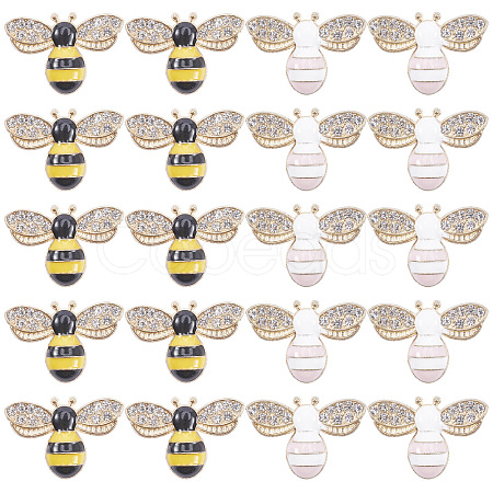 Alloy Enamel Cabochons ENAM-SC0001-28-1