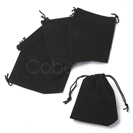 Rectangle Velvet Drawstring Pouches TP-YW0001-01-1