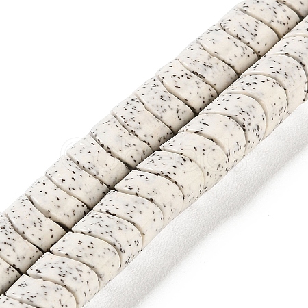 Imitation Bodhi Glazed Porcelain Beads Strands PORC-H011-02-1