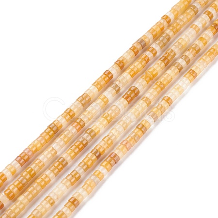 Natural Yellow Aventurine Beads Strands X-G-F631-A47-1