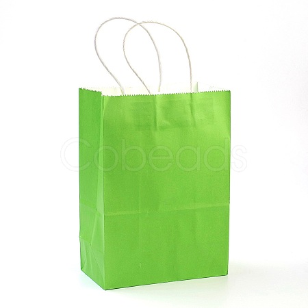 Pure Color Kraft Paper Bags LS-AJEW-G020-C-05-1