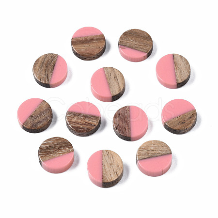 Resin & Wood Cabochons RESI-S358-70-H41-1