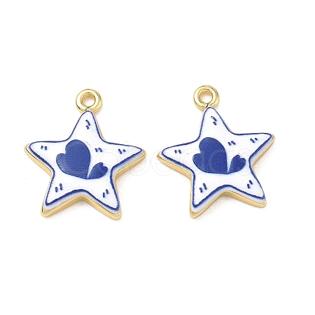 Printed Brass Pendants KK-CBA42CA-08G-01-1