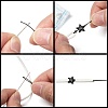 Star PVC Plastic Cord Lock for Mouth Cover KY-D013-01G-3