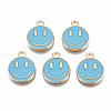 Alloy Enamel Charms ENAM-S121-165B-RS-1