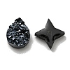 Imitation Druzy Gemstone Resin Beads RESI-X0001-42-2