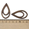 Walnut Wood Pendants WOOD-A025-04F-3