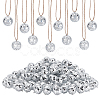 200Pcs Glass Pendants FIND-GW0001-01-1
