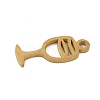 304 Stainless Steel Charms STAS-G355-05A-G-2