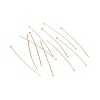 Brass Flat Head Pins X-KK-WH0058-03D-G01-3