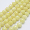 Natural Mashan Jade Round Beads Strands X-G-D263-4mm-XS06-1