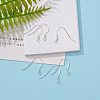 925 Sterling Silver Earring Hooks STER-K167-049C-S-5