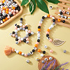 160Pcs 11 Styles Printed Cat & Dog Wood Beads WOOD-TA0001-74-8