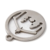 Non-Tarnish Christmas 201 Stainless Steel Pendants X-STAS-D053-04P-2