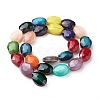 Pearl Luster Plated Glass Bead Strands X-EGLA-E037-PL08-2