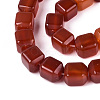 Natural Carnelian(Dyed & Heated) Beads Strands G-N353-03A-03-4