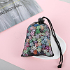 10Pcs Polyester Mesh Drawstring Bags ABAG-CN0001-43B-4
