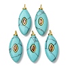 Dyed Synthetic Turquoise Pendants GG-CBAA798-04G-02-1