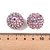 Transparent Resin Rhinestone Graduated Beads RESI-S314-18x20-09-3