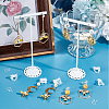 150Pcs 3 Style Plastic Clip-on Earring Findings KY-SC0001-72-4