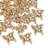 SHEGRACE Brass Pave Clear Cubic Zirconia Pendants XGRQ4D982-657G-1