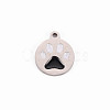 304 Stainless Steel Enamel Charms LS-STAS-Q242-039C-1