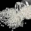 8/0 Transparent Glass Round Seed Beads SEED-J010-F8-21-1