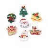 Christmas Theme Opaque Resin Cabochons CRES-T025-21-1