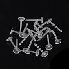 Plastic Stud Earring Findings KY-R011-01-1