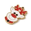Christmas Theme Ion Plating(IP) 304 Stainless Steel Enamel Pendants STAS-Z083-09G-04-2